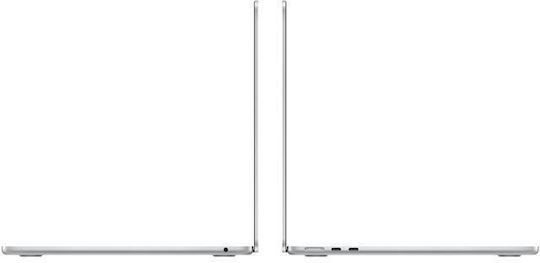 Apple MacBook Air 13" (2024) 13.6" Retina Display (M3-8-core/16GB/256GB SSD) Silver (International English Keyboard) view 2