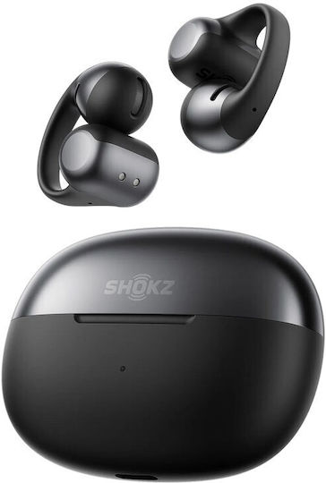 Shokz OpenDots ONE Open Ear Bluetooth Handsfree Earphones with Sweat Resistance and Charging Case Black
