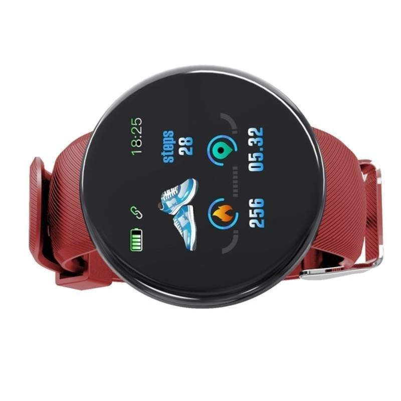 Smartwatch with Heart Rate Monitor (Red) view 4