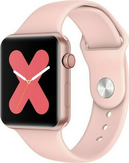 Lemfo B59 Smartwatch with Heart Rate Monitor (Pink) view 1