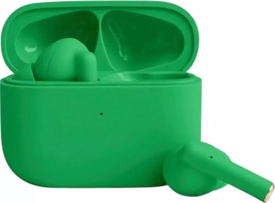 Colorum In-ear Bluetooth Handsfree Earphones with Charging Case Green view 5