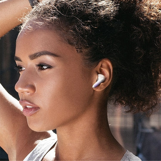 Usams XD19 In-ear Bluetooth Handsfree Earphones with Charging Case White view 4