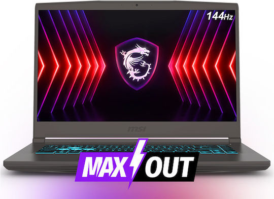 MSI Thin 15 B12UCX Maxout 15.6" FHD 144Hz (i5-12450H/16GB/512GB SSD/GeForce RTX 2050/No OS) (International English Keyboard) view 1