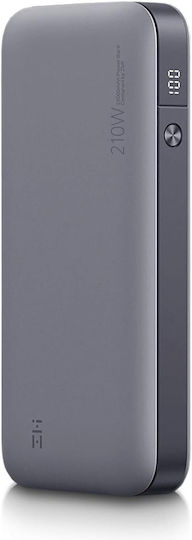 ZMI Qb826g Power Bank 25000mAh with USB-A Port and 2 USB-C Ports Power Delivery / Quick Charge 3.0 Gray view 2