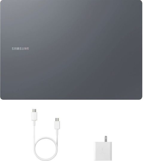 Samsung Galaxy Book4 Pro 14" OLED Touchscreen 120Hz (Ultra 5-125H/16GB/512GB SSD/W11 Pro) Moonstone Gray (US Keyboard) view 5