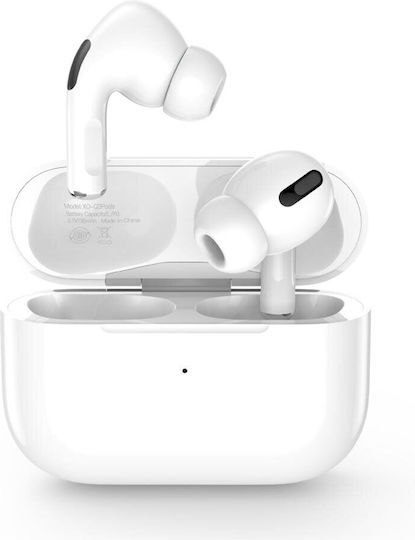 XO Q3 In-ear Bluetooth Handsfree Earphones with Charging Case White view 2