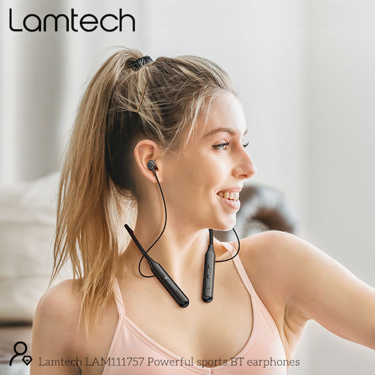 Lamtech LAM111757 In-ear Bluetooth Handsfree Earphones with Sweat Resistance Black vue 6