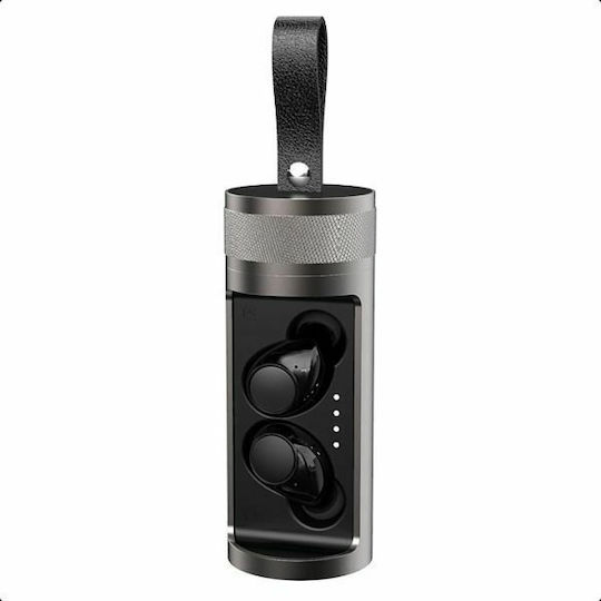 NOD Soundtube In-ear Bluetooth Handsfree Earphones with Charging Case Gray vue 2