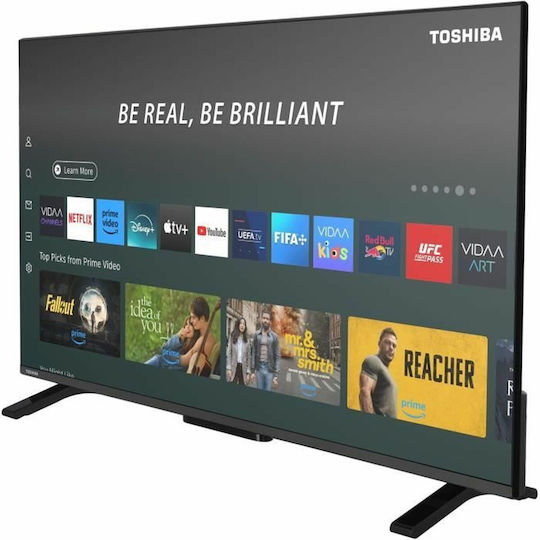 Toshiba Smart Television 40" 4K UHD QLED 40QV2F63DG HDR (2024) view 4