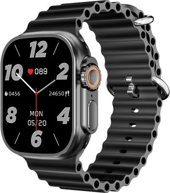 Ws83 Max Ultra 2.03 Inch Color Screen Smart Watch Support Heart Rate Monitoring Blood Pressure Monitoring Black view 1