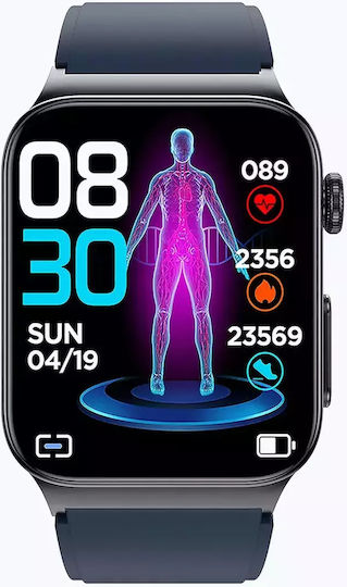 Watchmark Cardio One Smartwatch with Heart Rate Monitor (Blue) view 3