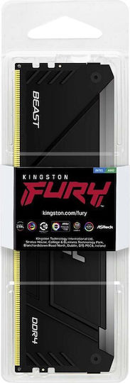 Kingston Fury Beast DDR4 with Module 1x16GB and Speed 3600 for Desktop KF436C18BB2A/16 view 5