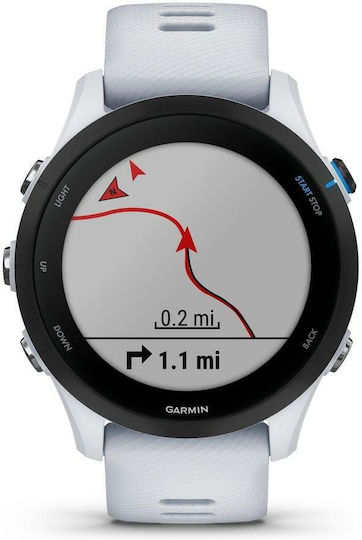Garmin Forerunner 255 Music 46mm Waterproof Smartwatch with Heart Rate Monitor (Whitestone) view 4
