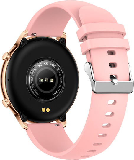 Jaga JS16 Smartwatch with Heart Rate Monitor (Pink) view 2