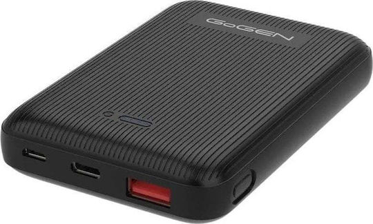 GoGEN PBMS100001B Power Bank 10000mAh with USB-A Port and USB-C Port Black