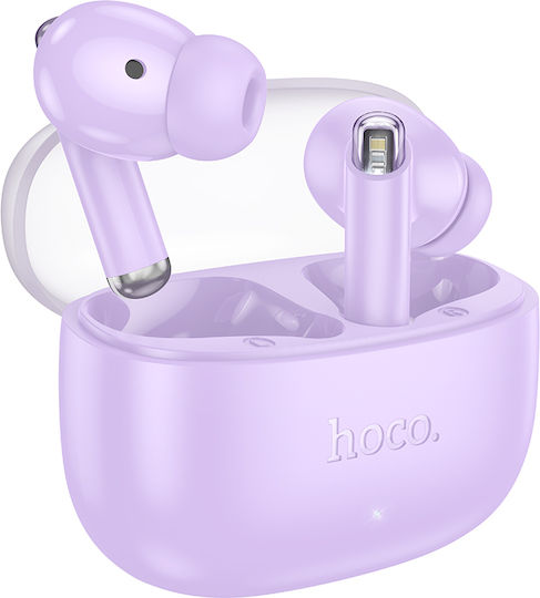 Hoco EQ12 Rima In-ear Bluetooth Handsfree Earphones with Charging Case Purple view 1