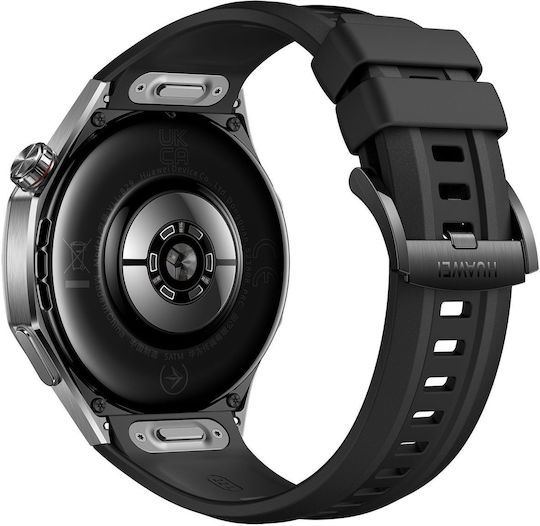 Huawei Watch GT 5 Pro Titanium 46mm Waterproof with Heart Rate Monitor (Black) view 4