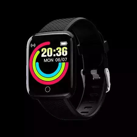 Denver SW-154 Waterproof Smartwatch with Heart Rate Monitor (Black) view 3