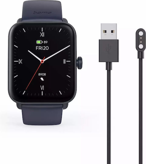 HAMA 6010 Smartwatch with Heart Rate Monitor (Blue) view 8