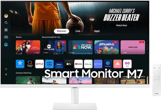 Samsung M70D VA HDR Smart Monitor 32" 4K 3840x2160 with Response Time 4ms GTG