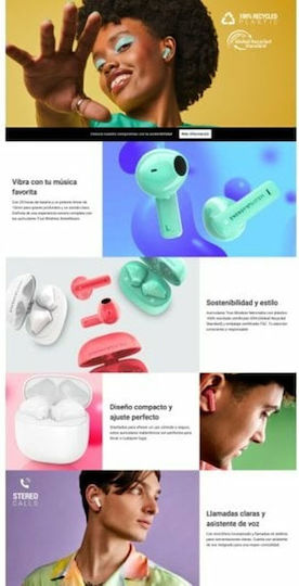 Energy Sistem StreetMusic Earbud Bluetooth Handsfree Earphones with Charging Case Green view 8