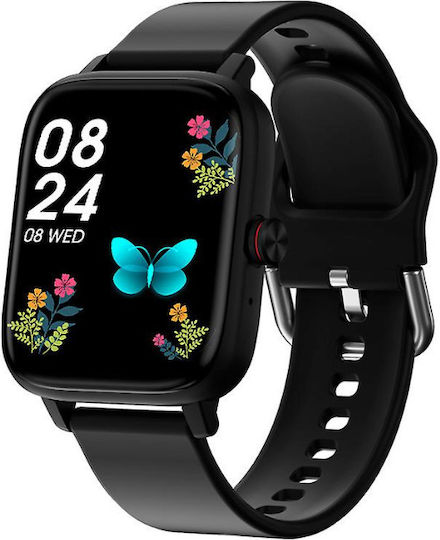 i13 Pro Smartwatch with Heart Rate Monitor (Black) vue 2