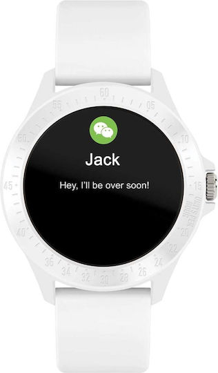 Harry Lime HA07-2000 Aluminium 46mm Smartwatch with Heart Rate Monitor (White) view 2