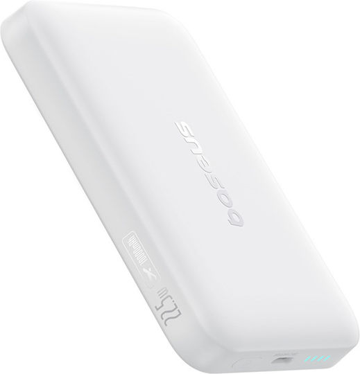 Baseus EnerFill FM11 MagSafe Power Bank 10000mAh 22.5W with USB-C Port Power Delivery White view 4