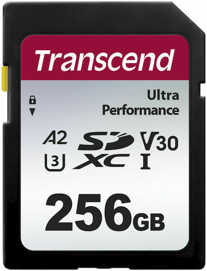 Transcend SDXC 256GB Class 10 U3 V30 A2 UHS-I view 1