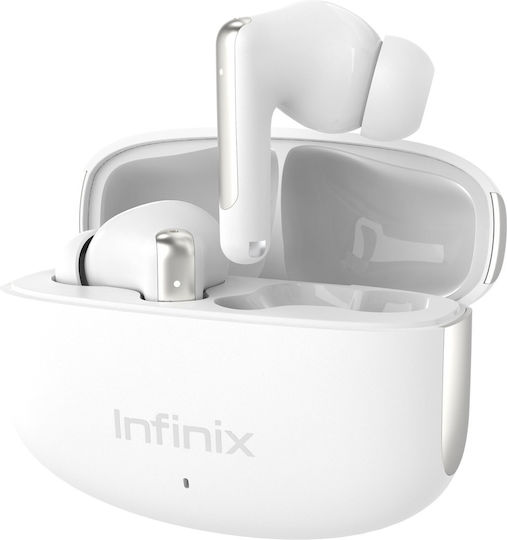 Infinix Xbuds NC XE28 Bluetooth Handsfree Earphones with Sweat Resistance White view 6