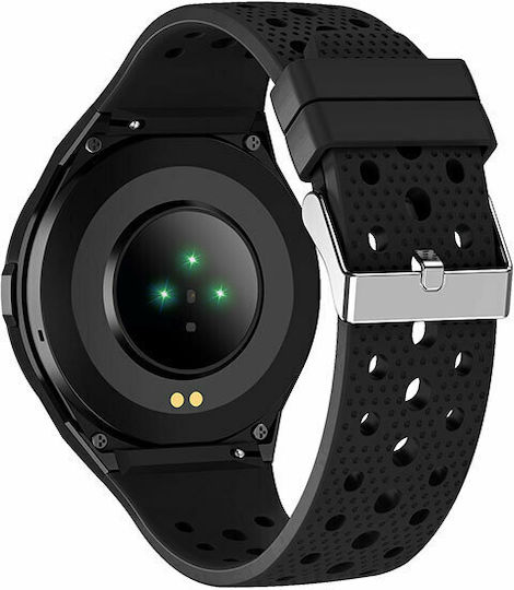 Egoboo SN90 Smartwatch with Heart Rate Monitor (Black) view 2