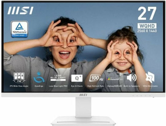 MSI Pro MP273QW E2 IPS HDR Monitor 27" QHD 2560x1440 with Response Time 4ms GTG