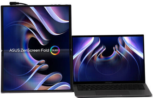 Asus ZenScreen Fold OLED MQ17QH OLED Portable Monitor 17.3" 2560x1920 view 7