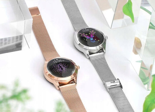 Oromed Smart Lady 45mm Waterproof Smartwatch with Heart Rate Monitor (Gold) view 8