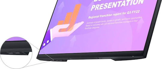 Dell P2422HE without stand IPS Monitor 23.8" FHD 1920x1080 with Response Time 8ms GTG view 5
