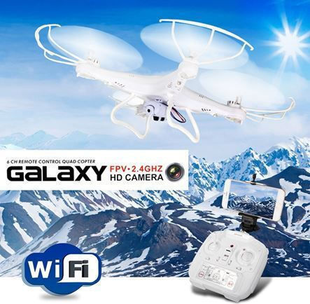 Galaxy Drone 2.4 GHz with Camera and Controller view 1