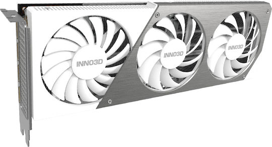 Inno 3D GeForce RTX 4070 Ti 12GB GDDR6X X3 OC WHITE Graphics Card view 2