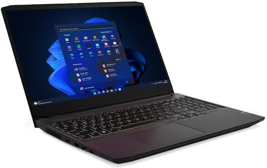 Lenovo IdeaPad Gaming 3 15ACH6 15.6" IPS FHD (Ryzen 5-5500H/16GB/512GB SSD/GeForce RTX 2050/W11 Pro) Shadow Black (US Keyboard) view 1