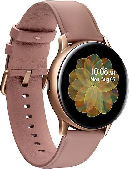 Samsung Galaxy Watch Active2 Stainless Steel 40mm Waterproof with Heart Rate Monitor (Pink) view 4