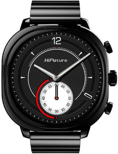 HiFuture AIX Waterproof Smartwatch with Heart Rate Monitor (Black) view 2