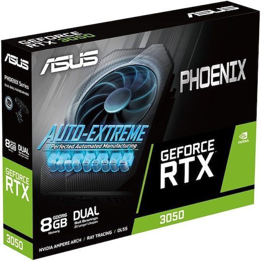 Asus GeForce RTX 3050 8GB GDDR6 Phoenix v2 Graphics Card (90YV0GH8-M0NA00) view 8