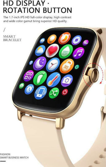 Senbono Lady Y20 Smartwatch with Heart Rate Monitor (Pink) view 4