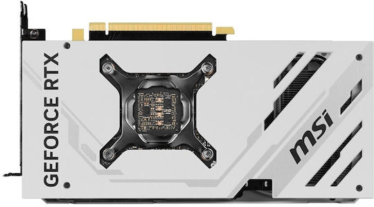 MSI GeForce RTX 4070 Super 12GB GDDR6X Ventus 2X OC White Graphics Card view 4