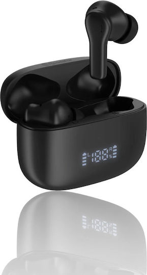 Roadstar HED-380NCBTBK In-ear Bluetooth Handsfree Earphones with Charging Case Black view 3