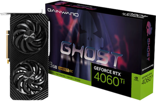 Gainward GeForce RTX 4060 Ti 8GB GDDR6 Ghost Graphics Card view 1