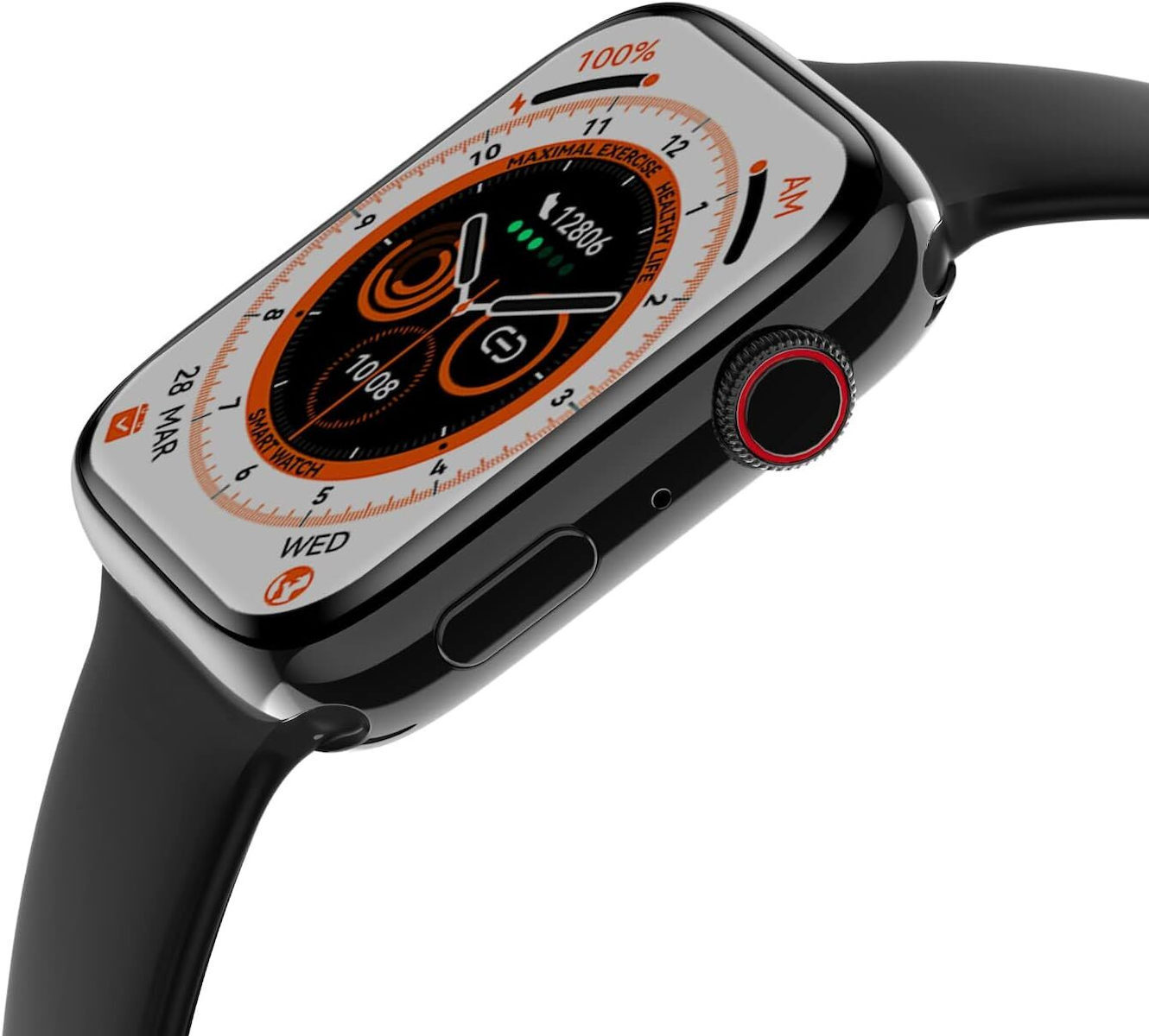OneWatch Mini Aluminium with Heart Rate Monitor (Black) view 5