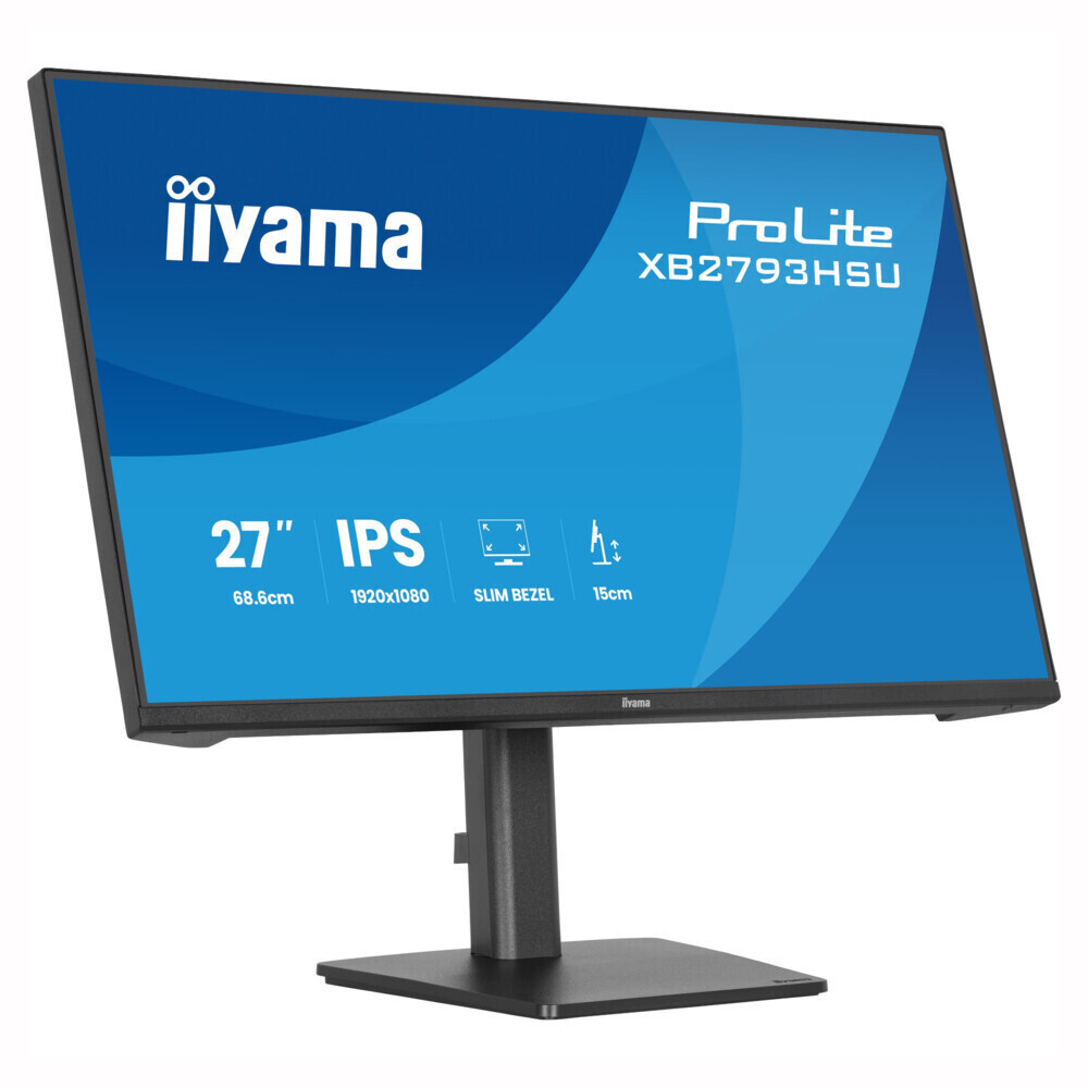 Iiyama ProLite XB2793HSU-B1 IPS Monitor 27" 1680x1050 with 4ms Response Time GTG view 8