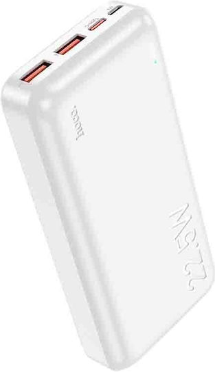 Hoco J101A Astute Power Bank 20000mAh 20W with 2 USB-A Ports and USB-C Port Power Delivery White Ansicht 2