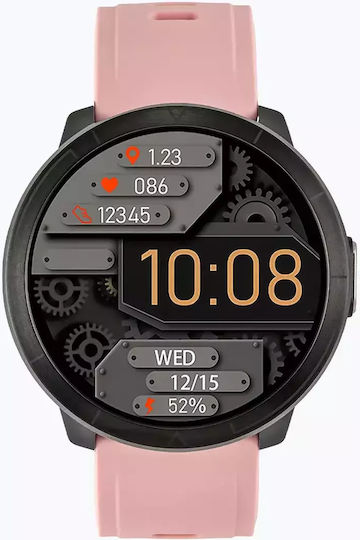 Watchmark WM18 Smartwatch with Heart Rate Monitor (Pink)