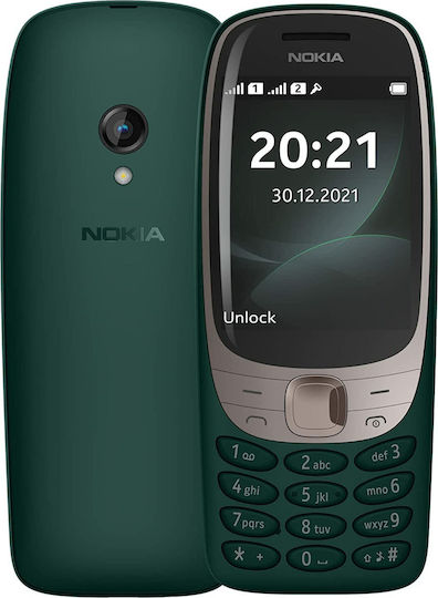Nokia 6310 2021 Dual SIM Mobile with Buttons (English Menu) Green view 1